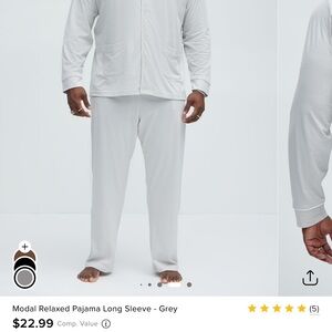 Fashion Nova Pajama Set - Gray